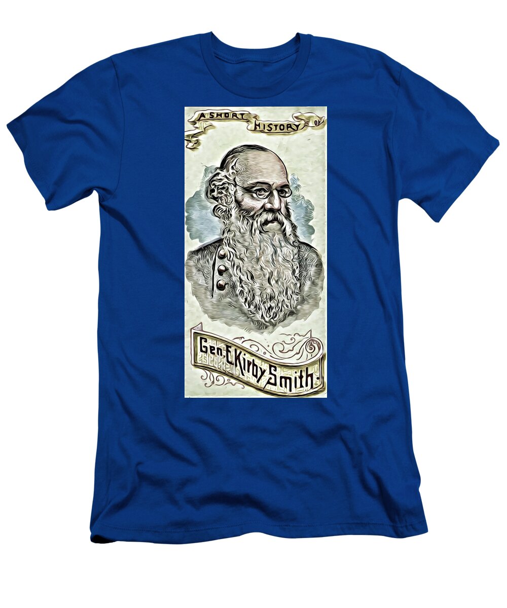 07 1 General Edmund Kirby Smith Csa 1824 1893 Alton Rawls T-Shirt