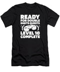 1 10 Year Old Gamer Video Games Gaming 10th Birthday Crazy Squirrel T-Shirt