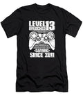 1 13 Year Old Gamer Gaming 13th Birthday Level 13 Unlocked Crazy Squirrel T-Shirt
