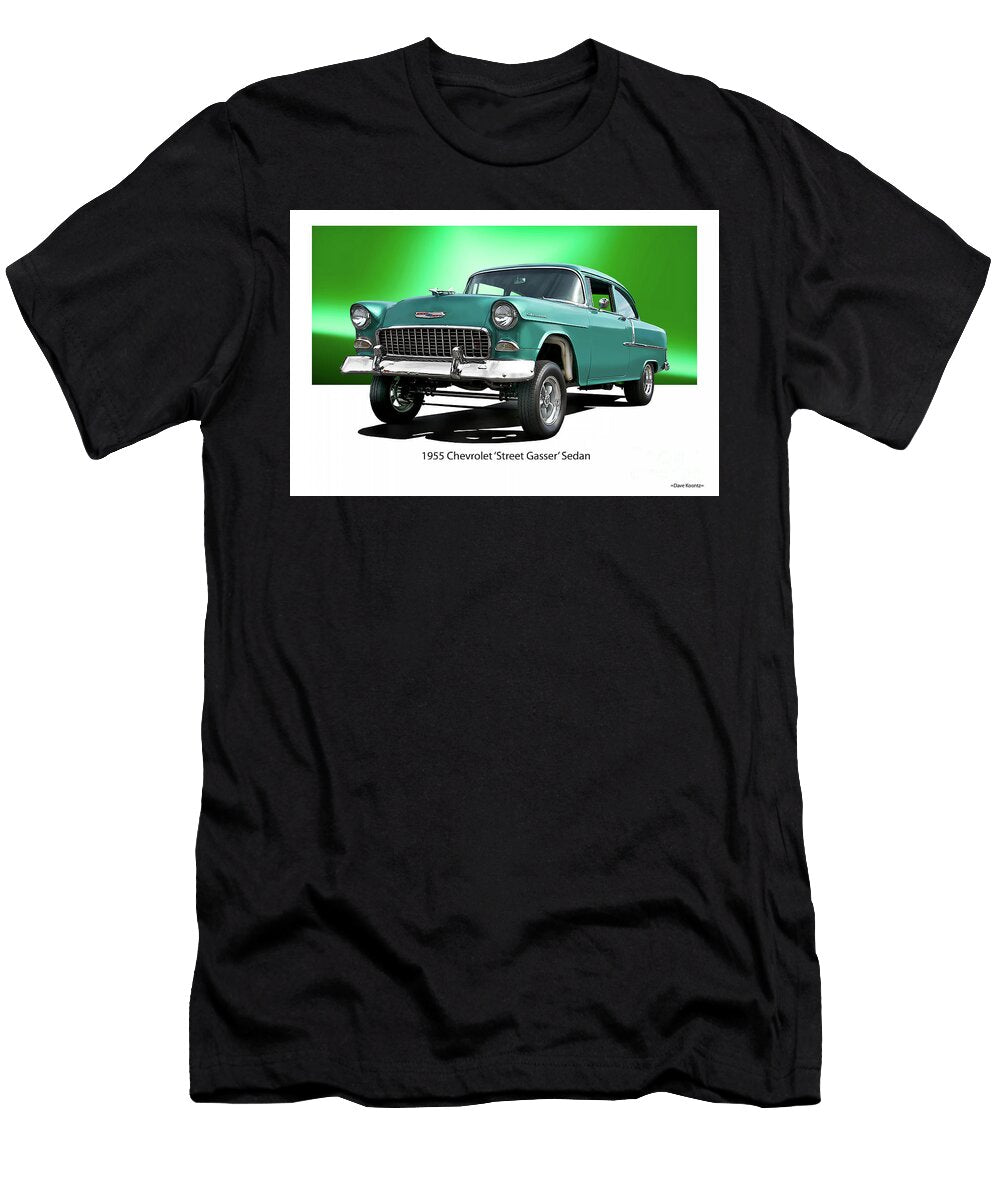 1 1955 Chevrolet Gasser Style Sedan Dave Koontz T-Shirt