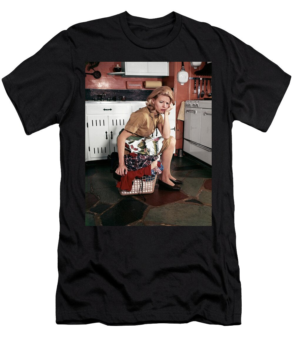 1 1960s Tired Housewife Sitting on Top Vintage Images T-Shirt