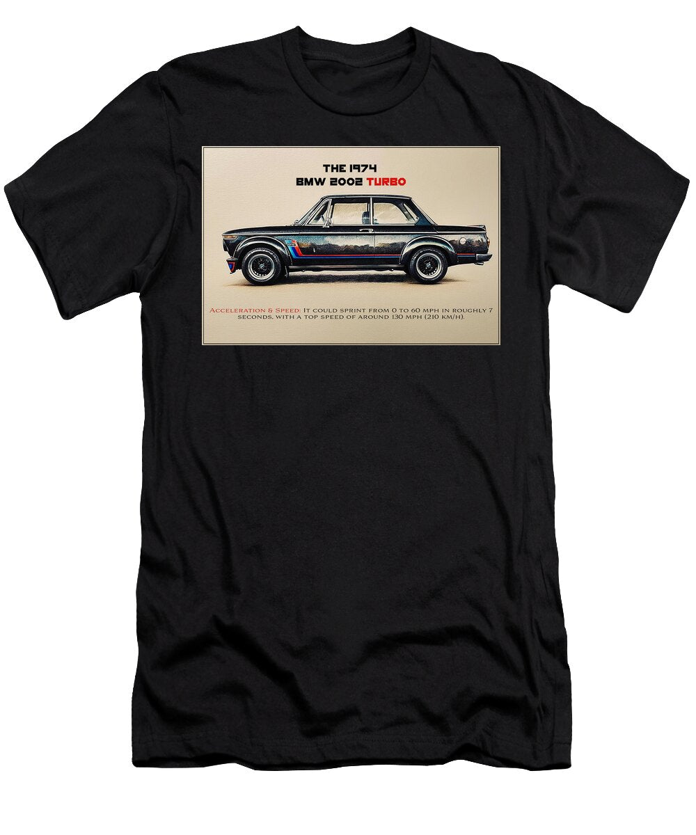 1 1974 BMW 2002 Turbo Kevin Walker and Pixel Reverie T-Shirt