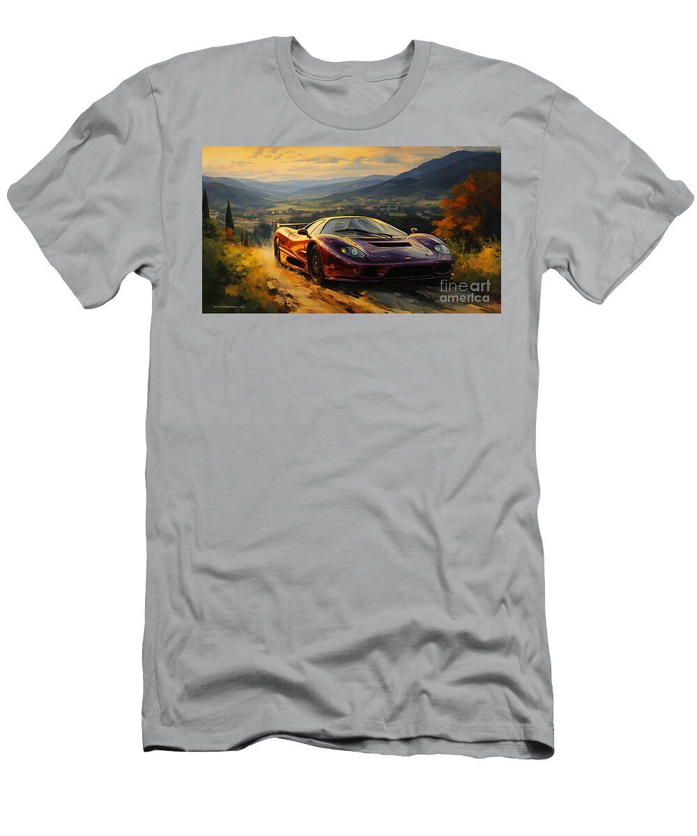 1 1992 Jaguar Xj220 35l V6 Twin Turbocharged Sup By Asar Studios Celestial Images T-Shirt
