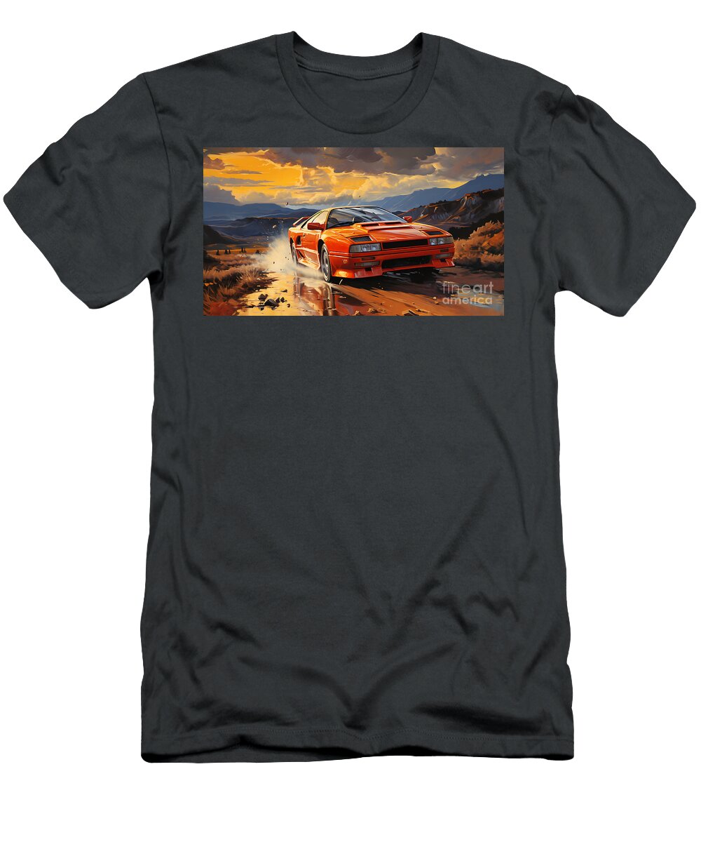 1 1995 Lamborghini Diablo Vt 57l V12 Supercar By Asar Studios Celestial Images T-Shirt