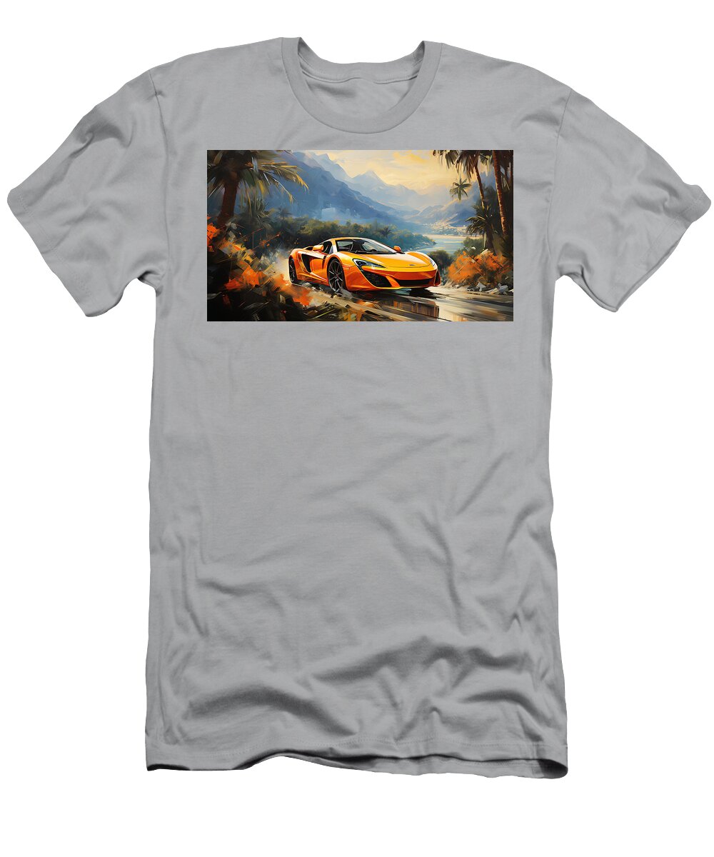 1 2012 Mclaren Mp4 12c 38l V8 Twin Turbocharged By Asar Studios Celestial Images T-Shirt