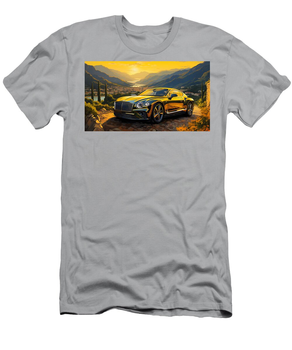 1 2021 Bentley Batur 60l W12 Twin Turbocharged G By Asar Studios Celestial Images T-Shirt