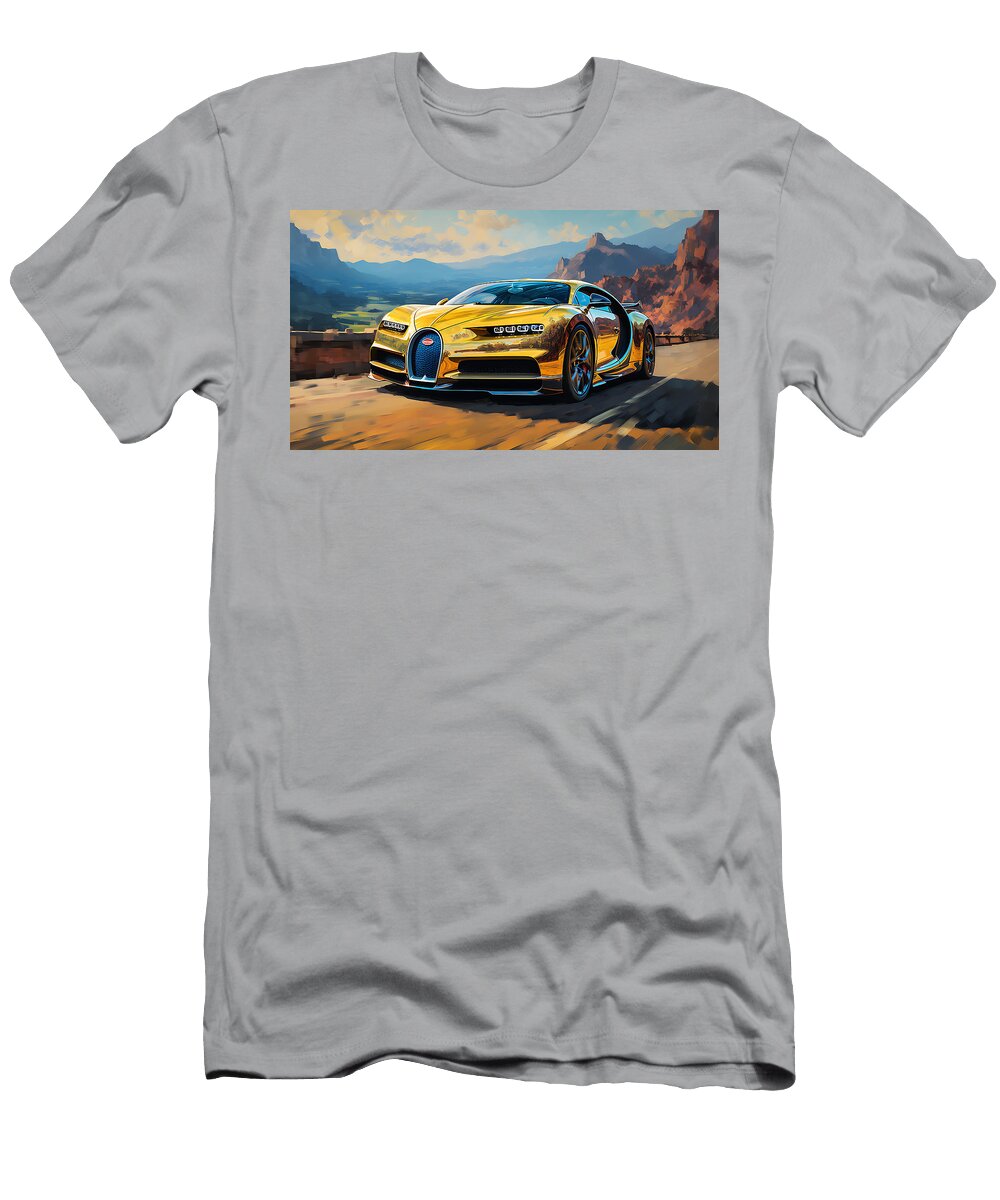 1 2023 Bugatti Bolide 80l W16 Quad Turbocharged By Asar Studios Celestial Images T-Shirt