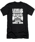 1 6 Year Old Gamer Gaming 6th Birthday Level 6 Unlocked Crazy Squirrel T-Shirt