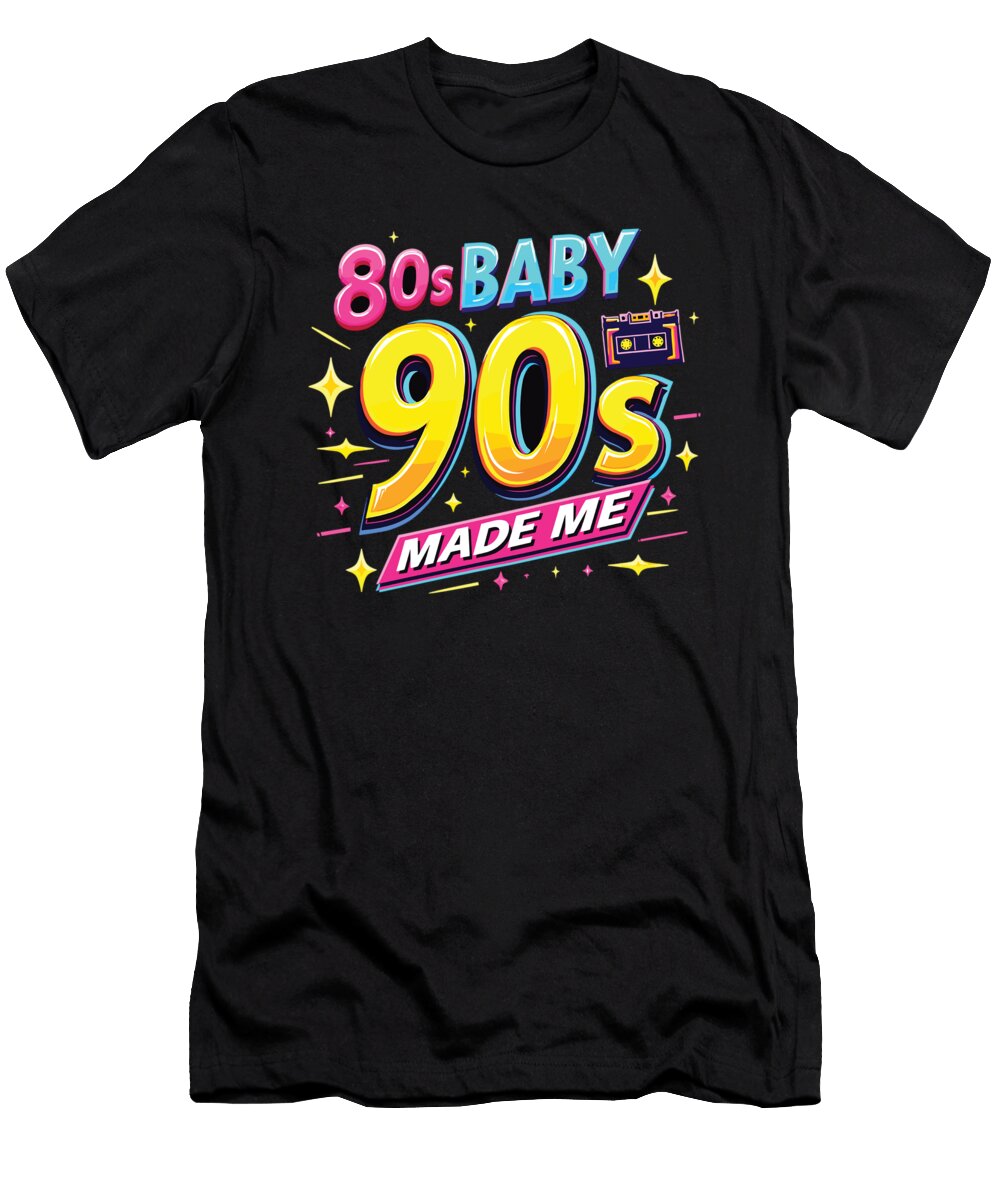 1 90s Made Me 90s Retro Vintage 90s Party Steven Zimmer T-Shirt