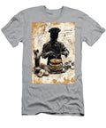 1 a Chef Flipping a Pancake Surrounded By Utensils and Ingredients on a Kitchen Background Cortez Schinner T-Shirt