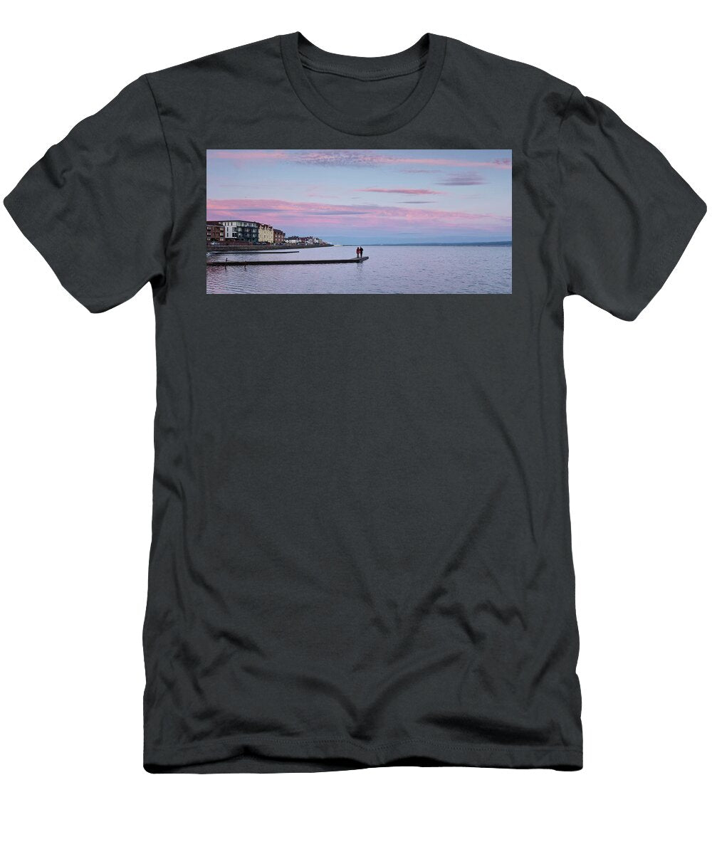1 a Marine Lake At Sunset West Kirby England UK Derrick Neill T-Shirt