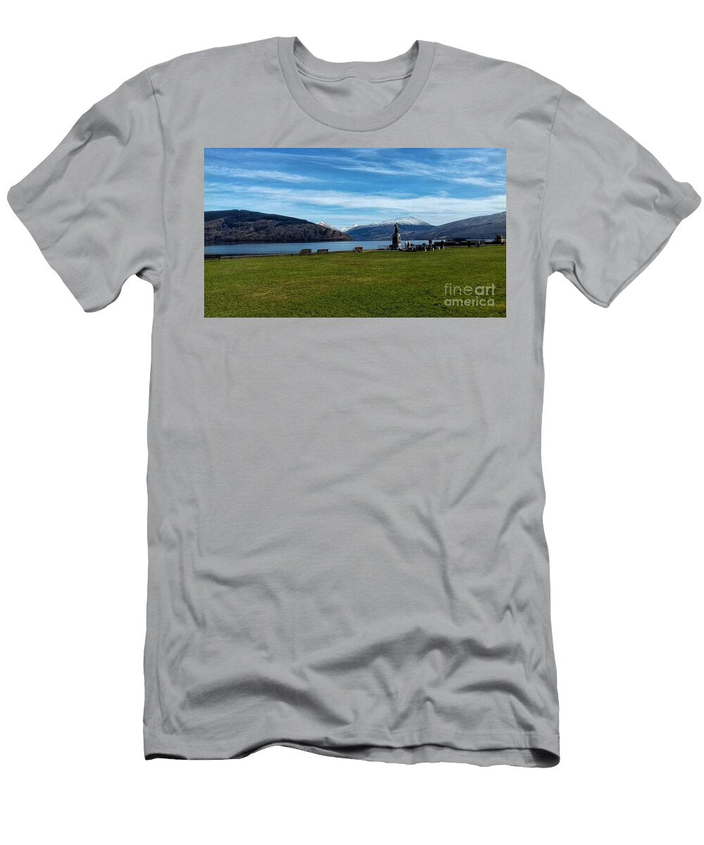 1 a View Over Loch Fyne At Inverary Joan Violet Stretch T-Shirt