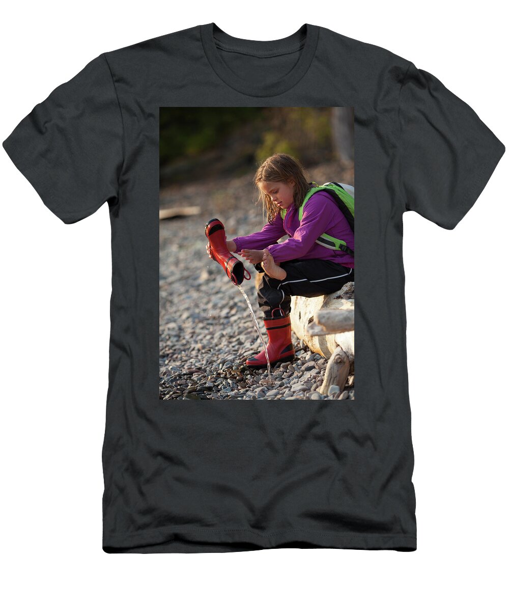 1 a Young Girl Enjoying Camp Life Woods Wheatcroft T-Shirt