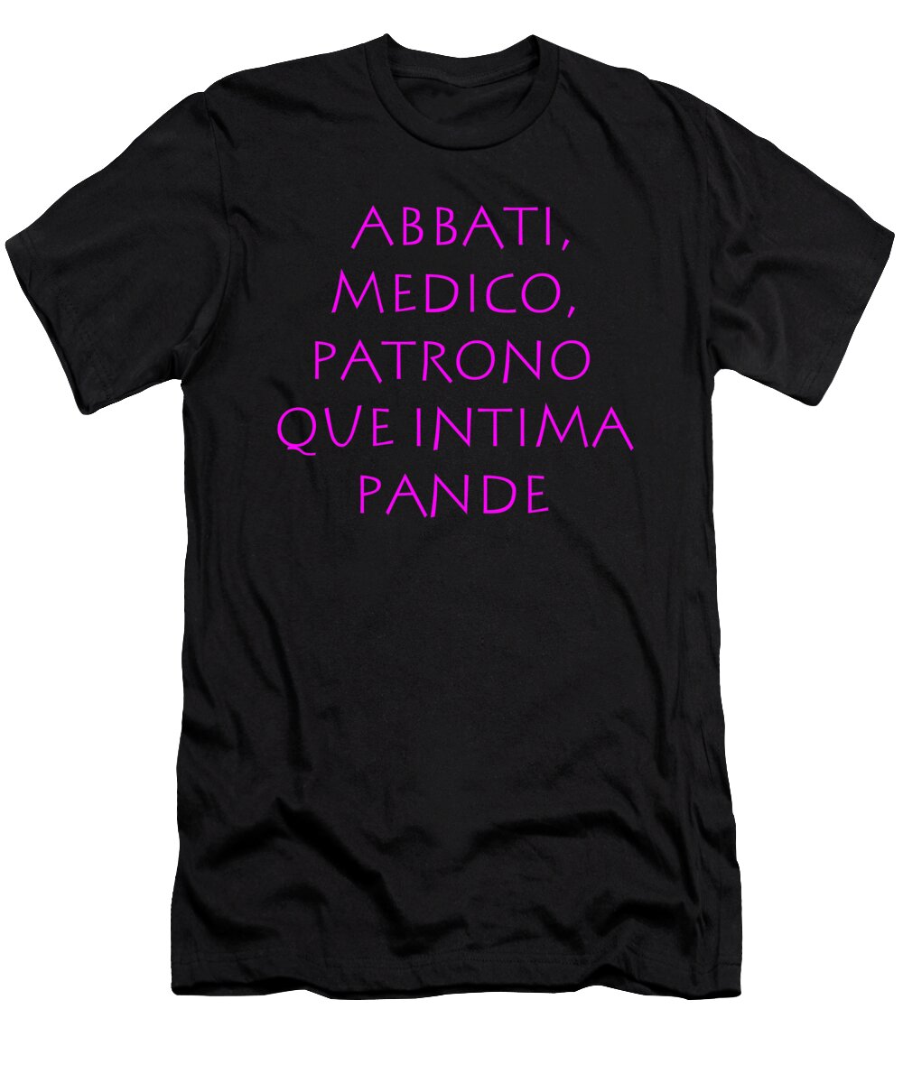 1 Abbati Medico Patrono Que Intima Pande Vidddie Publyshd T-Shirt