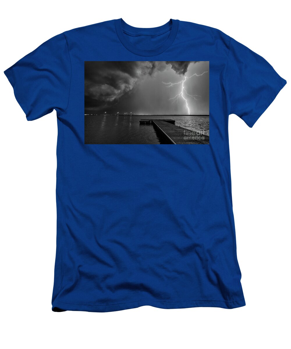 1 Abilene Tx Lightning Over Lake Kirby Jeremy Holmes T-Shirt
