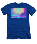 1 Abstract Modern Pastel Colored Holographic Background in 80s Style Synthwave Vaporwave Style Retrowave Retro Futurism Webpunk N Akkash T-Shirt