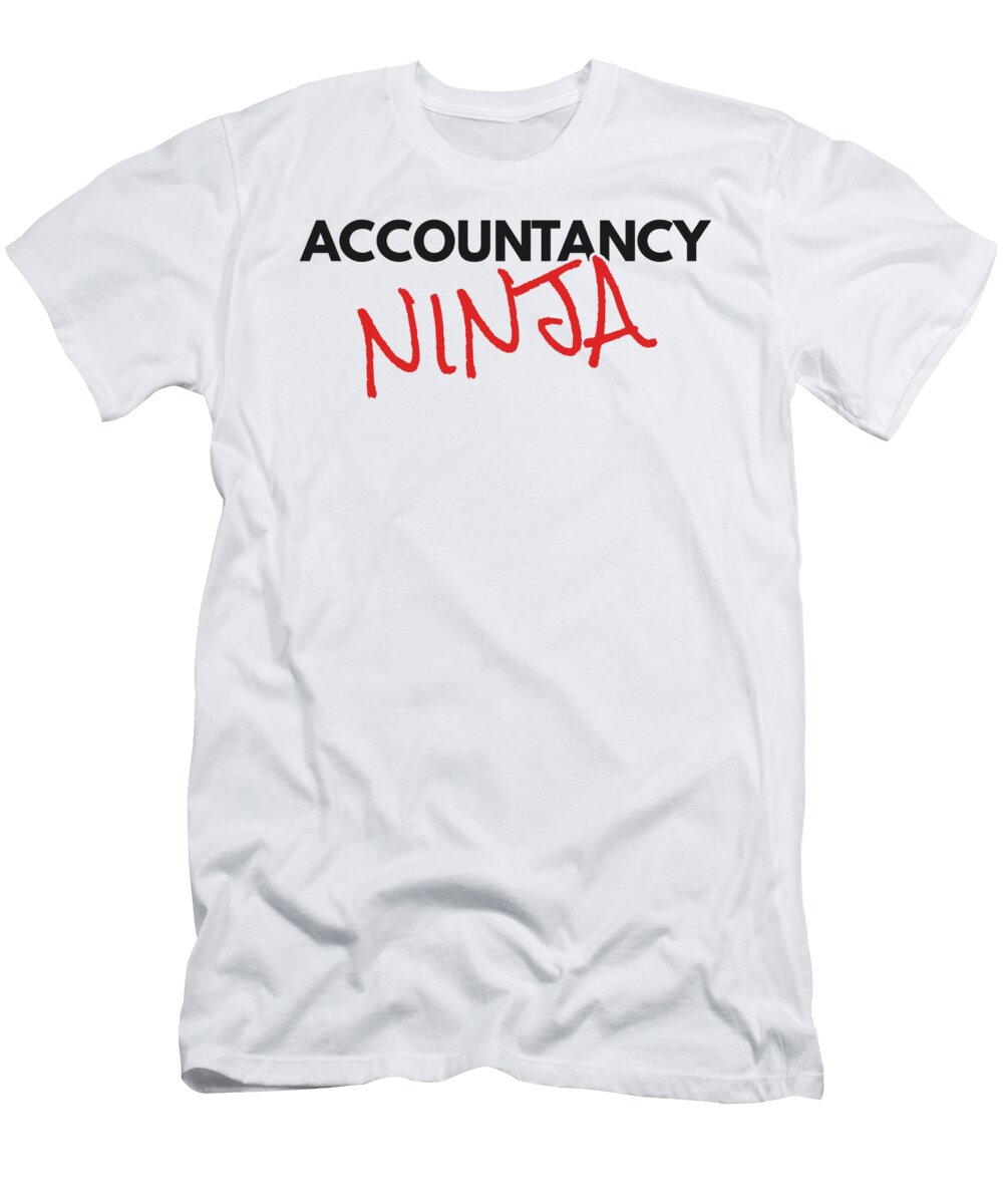 1 Accountancy Ninja Fun Accountant James C T-Shirt