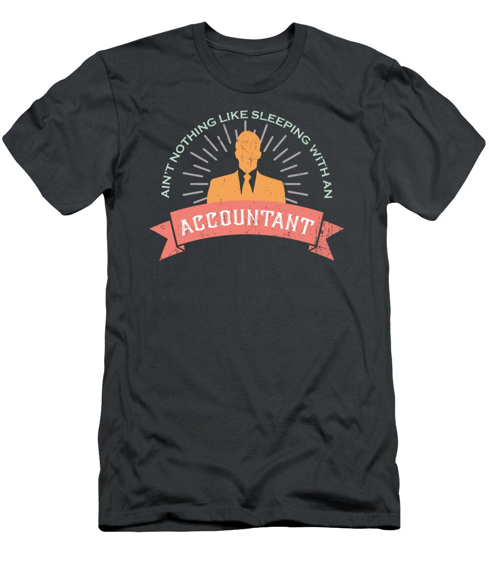 1 Accountant for Men Women Graduate Bookkeeper Student Crazy Squirrel T-Shirt