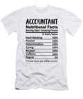 1 Accountant Nutrition Facts Funny Jensen Cena T-Shirt