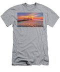 1 Algoma Harbor Covered in Pancake Ice Reflecting the Colorful Sky At Sunrise James Brey T-Shirt