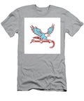 1 American Eagle Clutching Towing J Hook Retro Aloysius Patrimonio T-Shirt