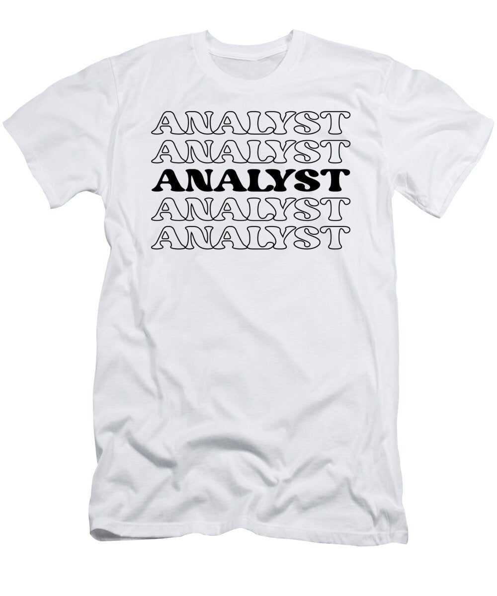 1 Analyst Accountant Data Scientist Spreadsheet Accounting Jensen Cena T-Shirt
