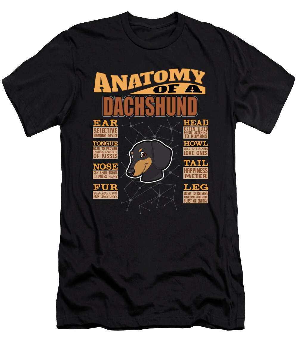 1 Anatomy of a Dachshund Jose O T-Shirt