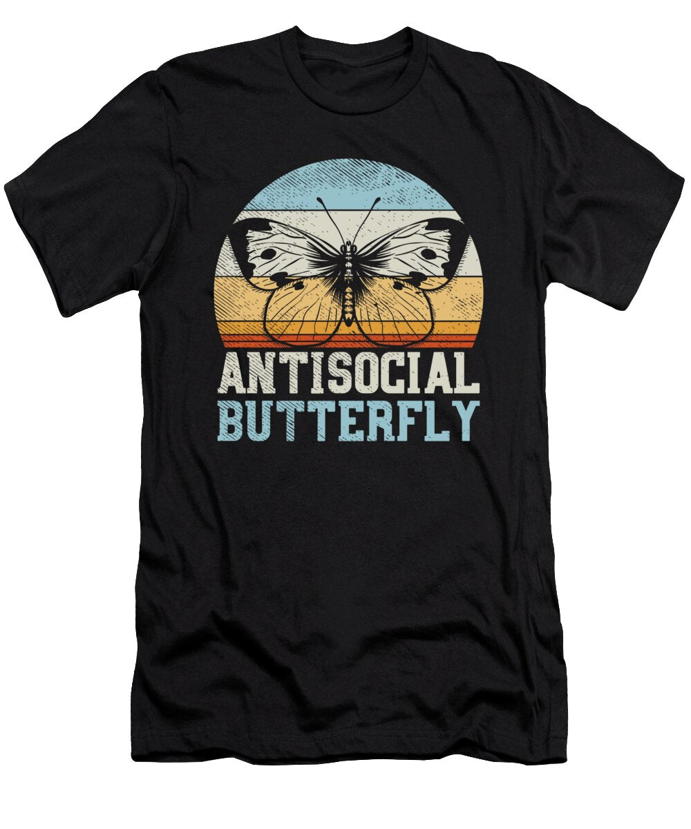 1 Antisocial Butterfly Gift David Schuele Art T-Shirt
