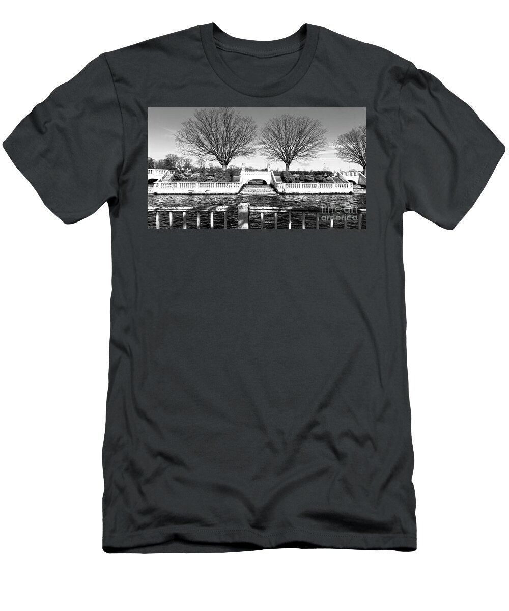 1 Argyle Park Waterfalls in Babylon Village Falling Apart David Wood T-Shirt