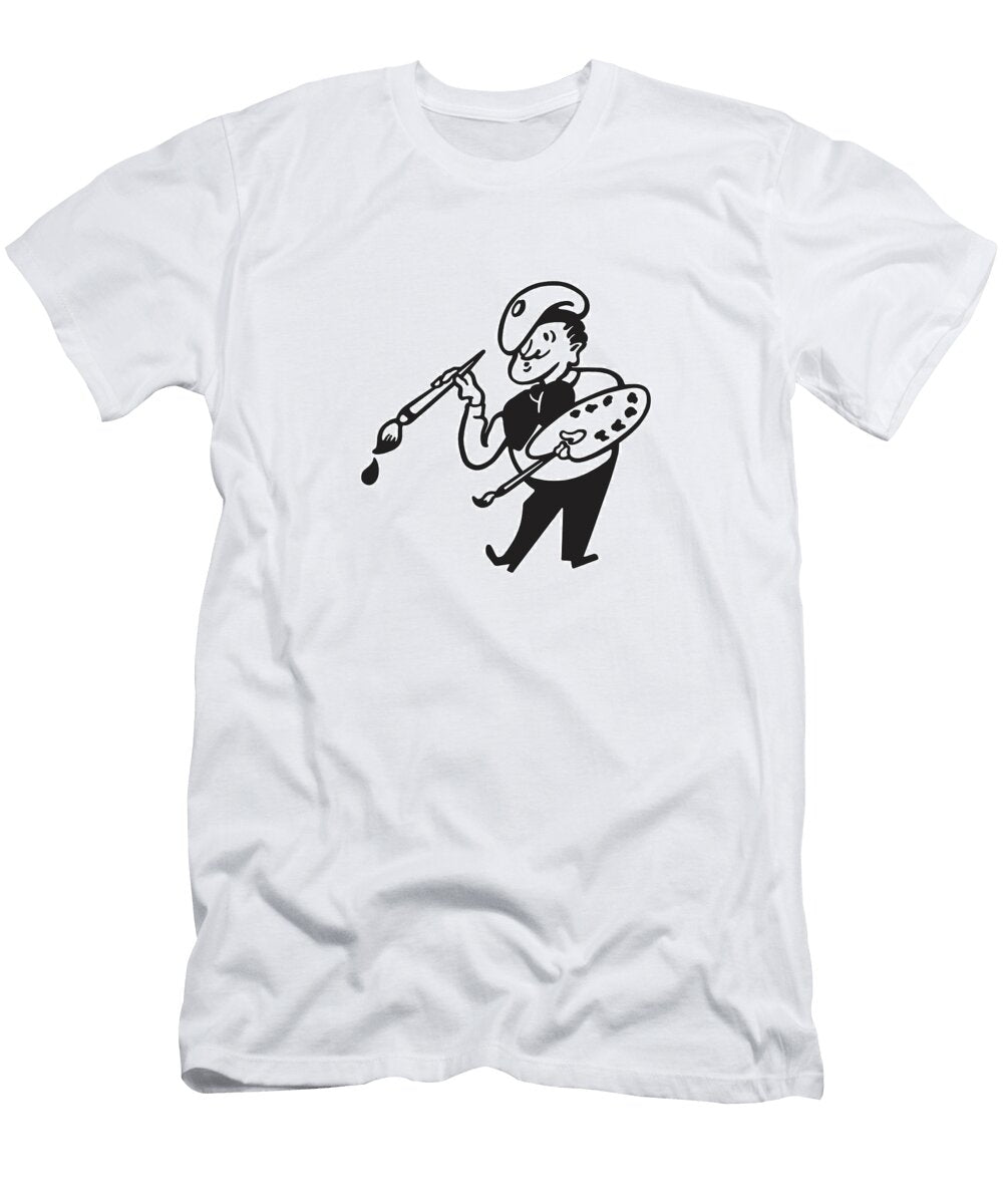 1 Artist Painting Csa Images T-Shirt