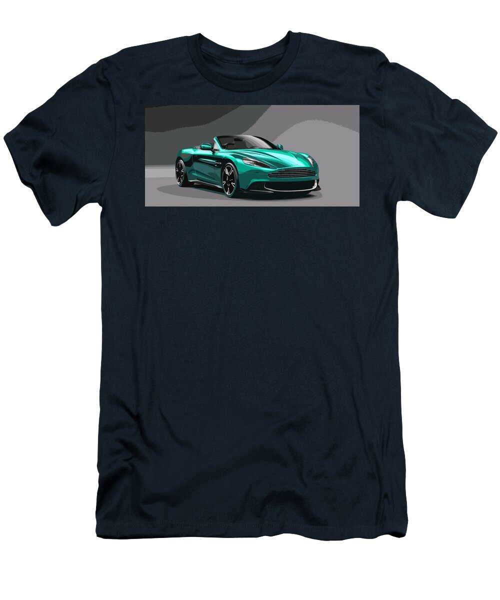 1 Aston Martin Vanquish S Volante Thespeedart T-Shirt