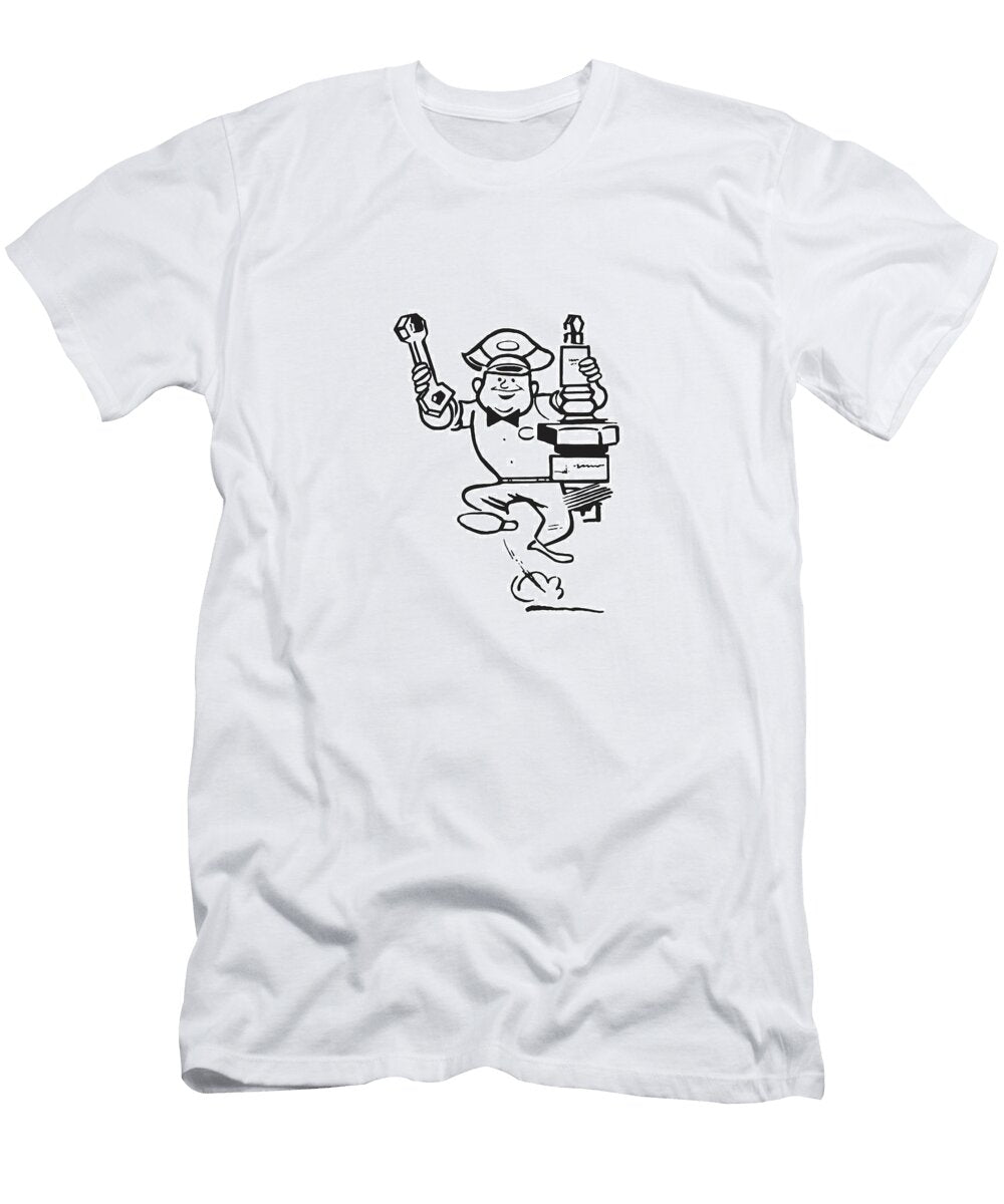 1 Auto Mechanic with Oversize Tools Csa Images T-Shirt