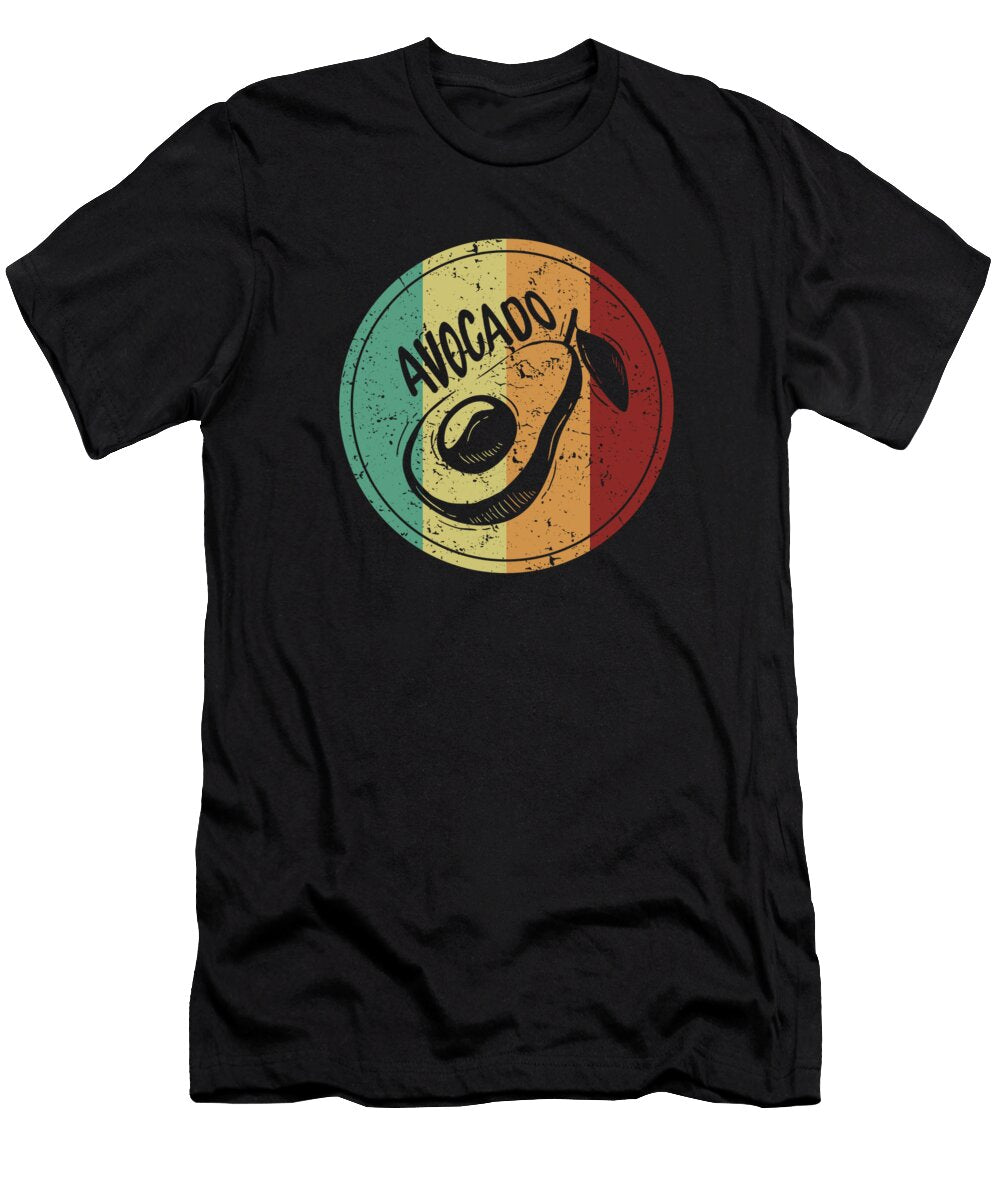 1 Avocado Vegan Retro Keto Fitness Vintage Cute Cool Marco Rothe T-Shirt