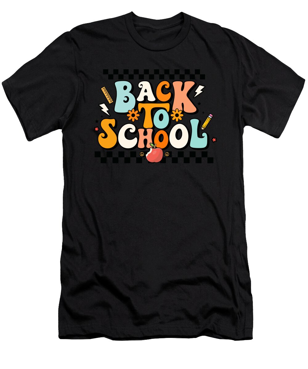 1 Back to School 70s Retro Vintage Art Licensed Art T-Shirt