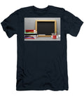 1 Back to School Empty Blackboard and Stationery Michal Bednarek T-Shirt