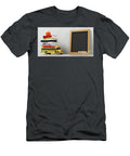 1 Back to School Empty Blackboard Yellow Bus Toy and Books Michal Bednarek T-Shirt