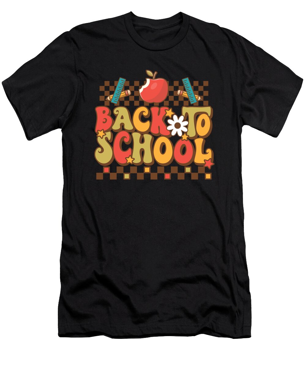 1 Back to School Ruler Retro Vintage Art Licensed Art T-Shirt