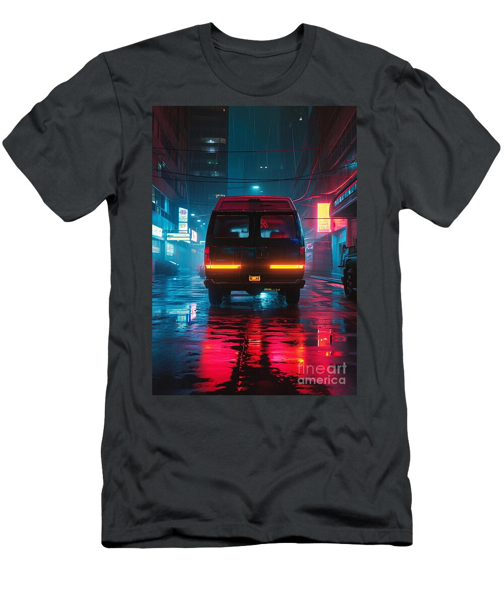 1 Back View of Ford Transit Chassis Cab Car Clark Leffler T-Shirt