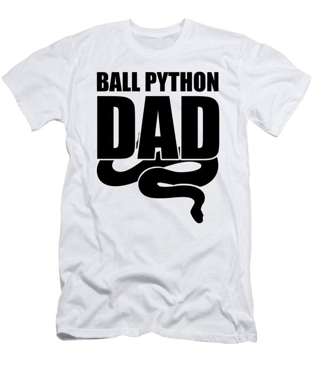 1 Ball Python Dad Snake Boa Pet Reptile Daddy Florian Dold Art T-Shirt