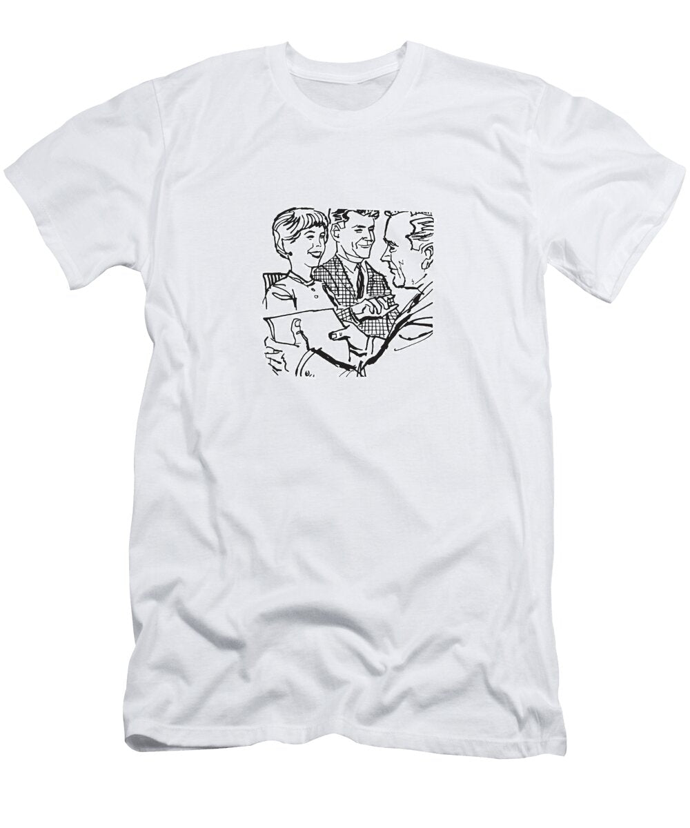 1 Banker with Couple Csa Images T-Shirt