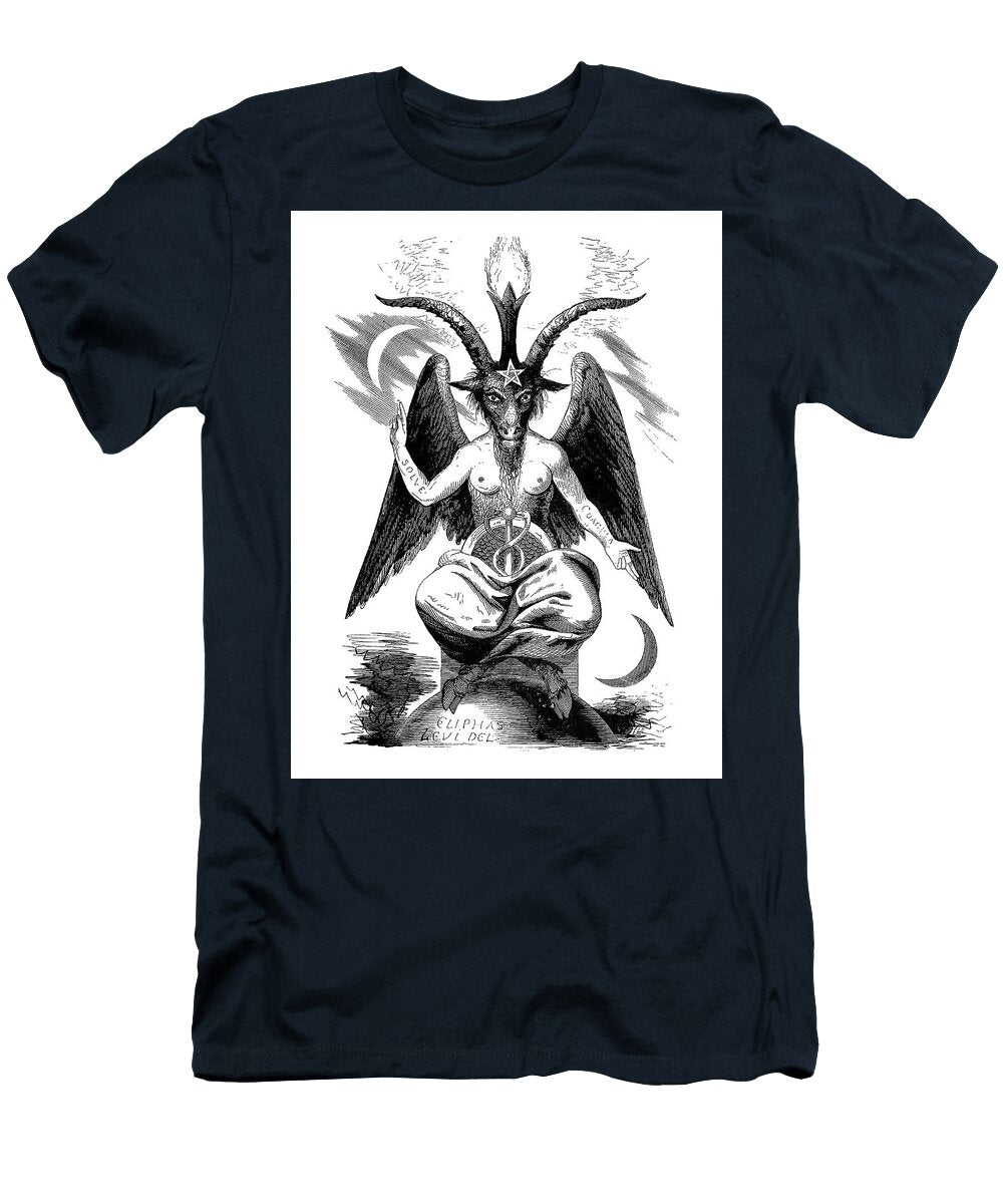 1 Baphomet By Eliphas Levi Orca Art Gallery T-Shirt