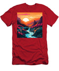 1 Beautiful Sunset Landscape Scenery Athree Royalstars T-Shirt