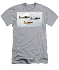 1 Beechcraft T 34 Mentor a Navy Air Force and Ryan Navion Trainer Bruce Beck T-Shirt