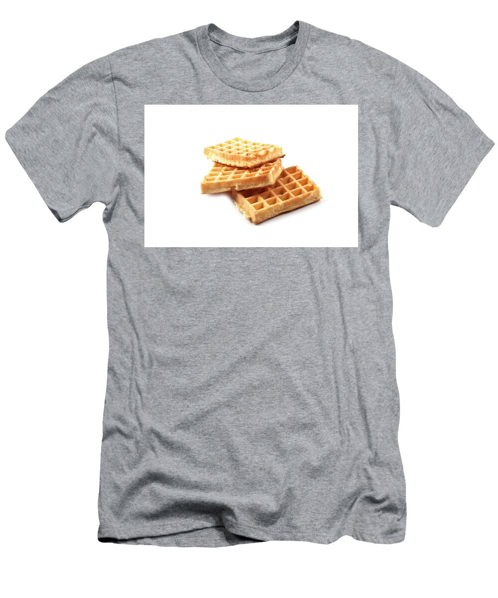 1 Belgium Waffers Isolated on White Background Liss Art Studio T-Shirt