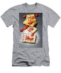 1 Belgium Waffers with Strawberries and Sugar Powder on Black Boar Liss Art Studio T-Shirt