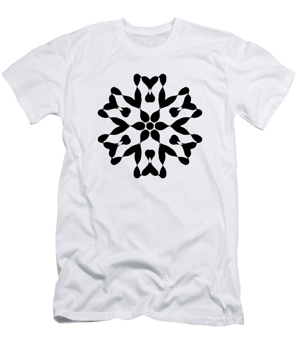 1 Black Ink Mandala Ariel Guevara T-Shirt