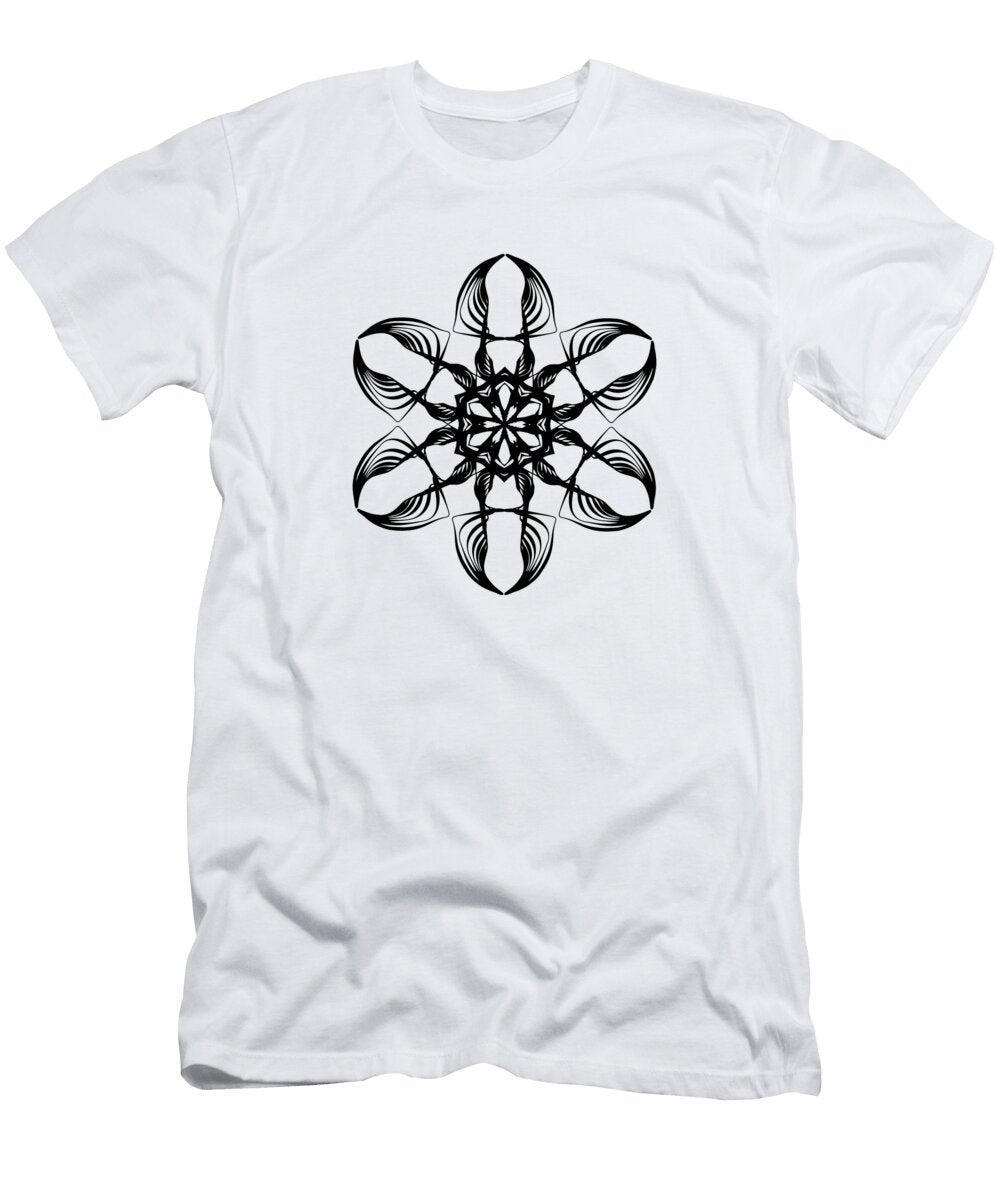 1 Black Ink Pop Mandala Ariel Guevara T-Shirt