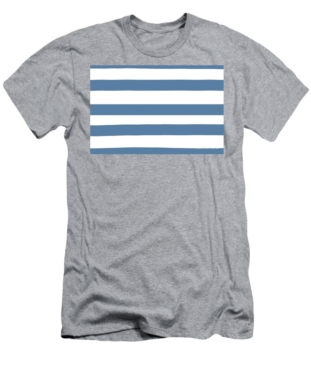 1 Blue and Black Geometric Art Deco Diamond Pattern Petite Pattern Minimal Graphic Designs T-Shirt