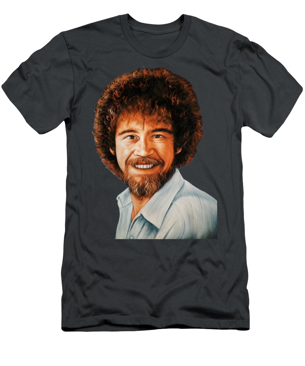 1 Bob Ross Portrait Jorge Terrones T-Shirt
