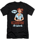 1 Bookkeeper Cpa Accountancy Finance Sexy Accountant Crazy Squirrel T-Shirt